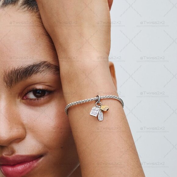 Pandora Friendship Triple Dangle Charm - Picture 5 of 6